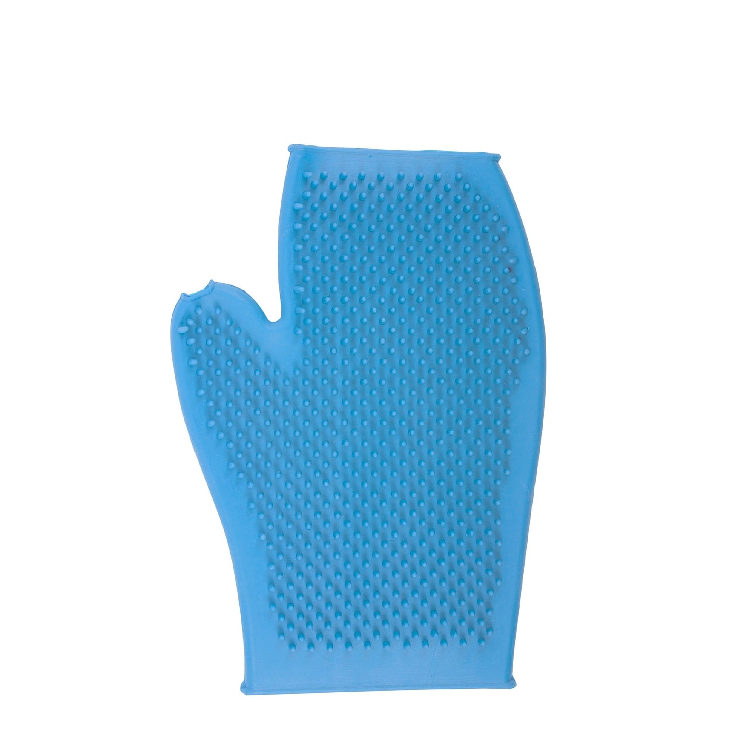 Ancol Ergo Rubber Grooming Glove Blue for Dogs